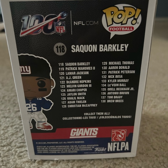2018 Saquon Barkley Funko Pop New York Giants (Collectable) - Picture 2 of 4